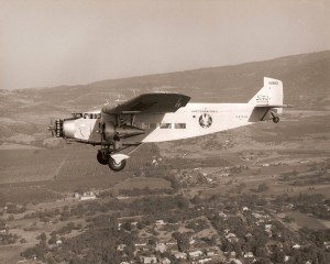 American Airways tri-motor in flight